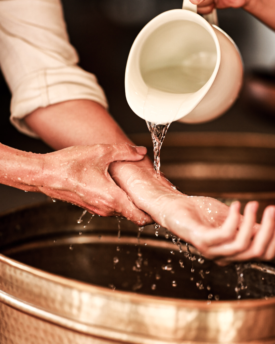 intentional travel, hand washing ritual