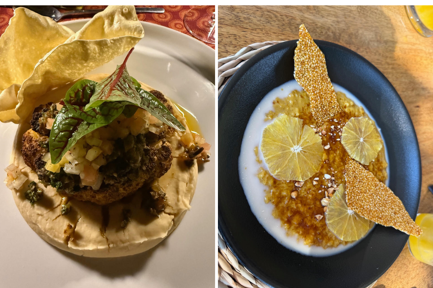 Vegan food at Sashwa